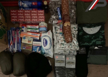 Сегодня мы собрали посылки для отправки нашим бойцам на передовую.