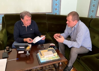 Встреча председателя Российского детского фонда Дмитрия Лиханова с главным редактором «Журналисты России»