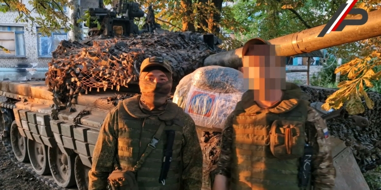 Бойцы благодарят за помощь организацию из г. Серпухова