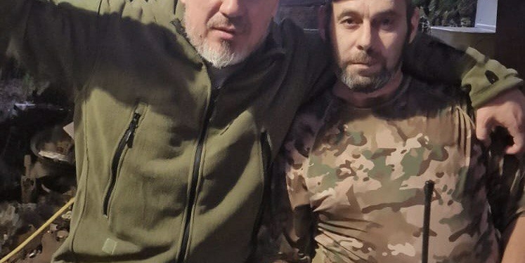 Дмитрий Макаренко встретил легендарного танкиста на передовой