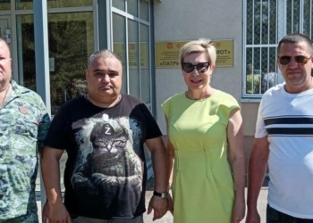 Ольга Ивановна Павлова  сегодня проводила в зону СВО бойцов с позывными Ганди и Кот.