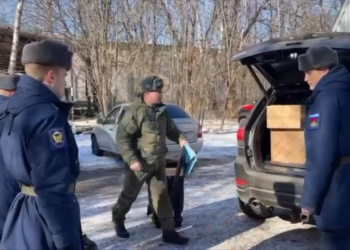 24 февраля Военный следственный отдел по Балашихинскому гарнизону провел очередную акцию поддержки российских военнослужащих