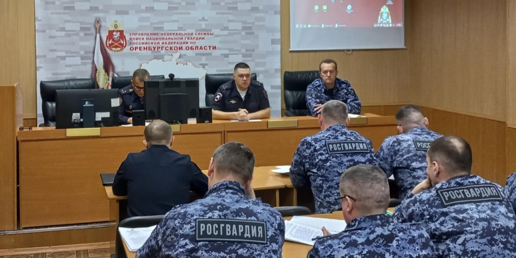 В Управлении Росгвардии по Оренбургской области состоялось профилактическое мероприятие по соблюдению правил дорожного движения