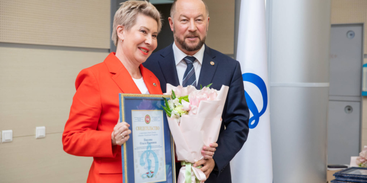 Ольга Павлова внесена в Книгу Почета «Динамо» Республики Татарстан